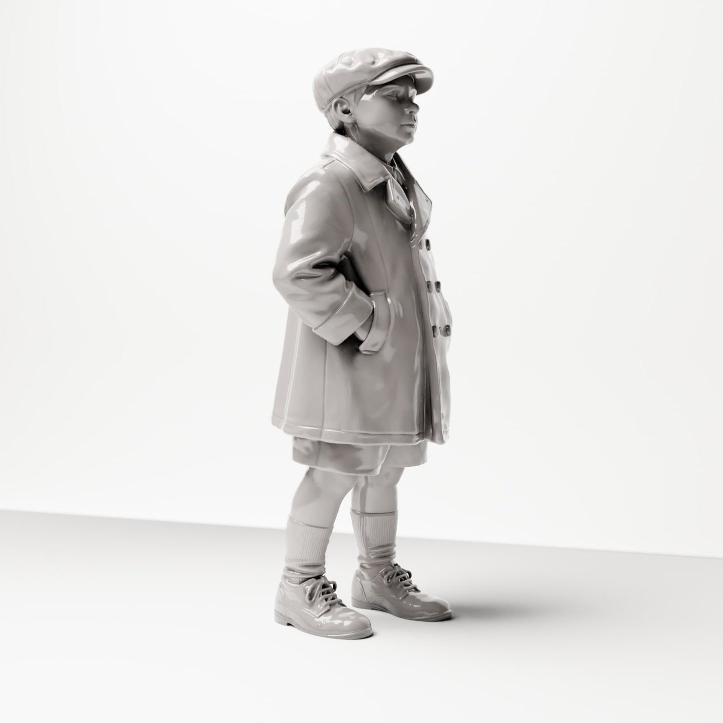 Diorama model building product photo 4: Historical diorama figure: Young attendant with cap and coat, late 1920s (sc10)