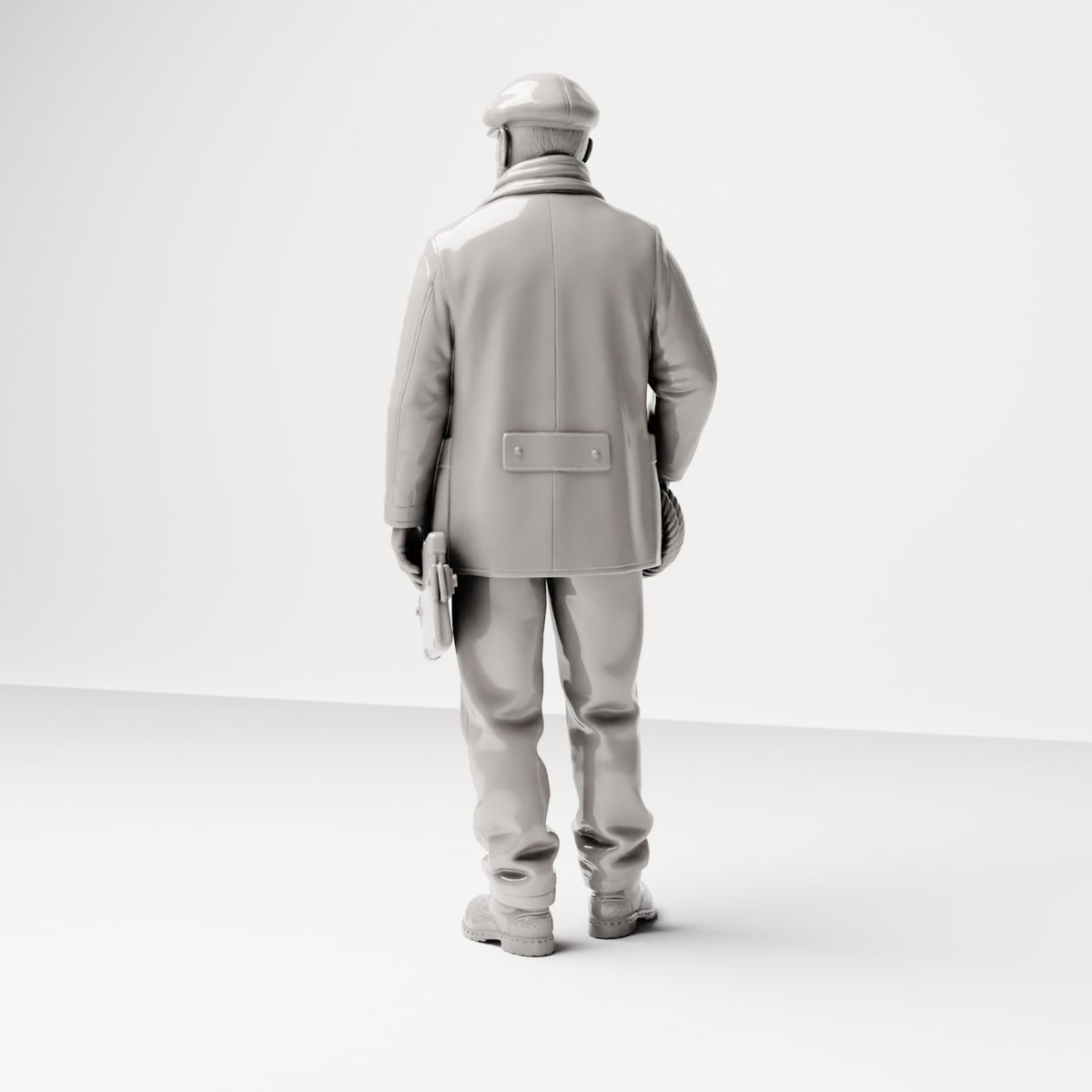 Diorama model-making product photo 2: Historical diorama figure: Kai foreman with cargo list, 1920s-1930s (sc14)