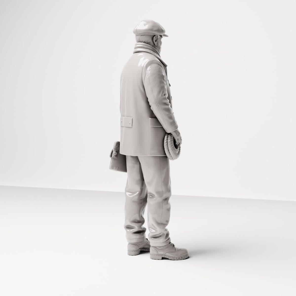 Diorama model-making product photo 3: Historical diorama figure: Kai foreman with cargo list, 1920s-1930s (sc14)