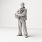 Diorama Modellbau Produktfoto 0: Historische Diorama Figur: Hafenarbeiter mit Taurolle an der Hüfte (sc15)