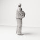 Diorama Modellbau Produktfoto 3: Historische Diorama Figur: Hafenarbeiter mit Taurolle an der Hüfte (sc15)