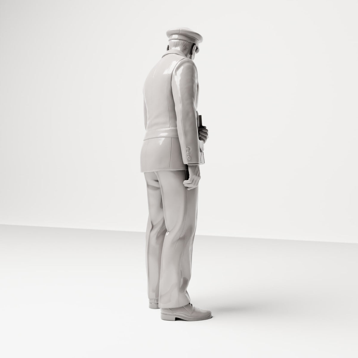 Diorama model-making product photo 3: Historical diorama figure: ship steward with passenger list (sc16)