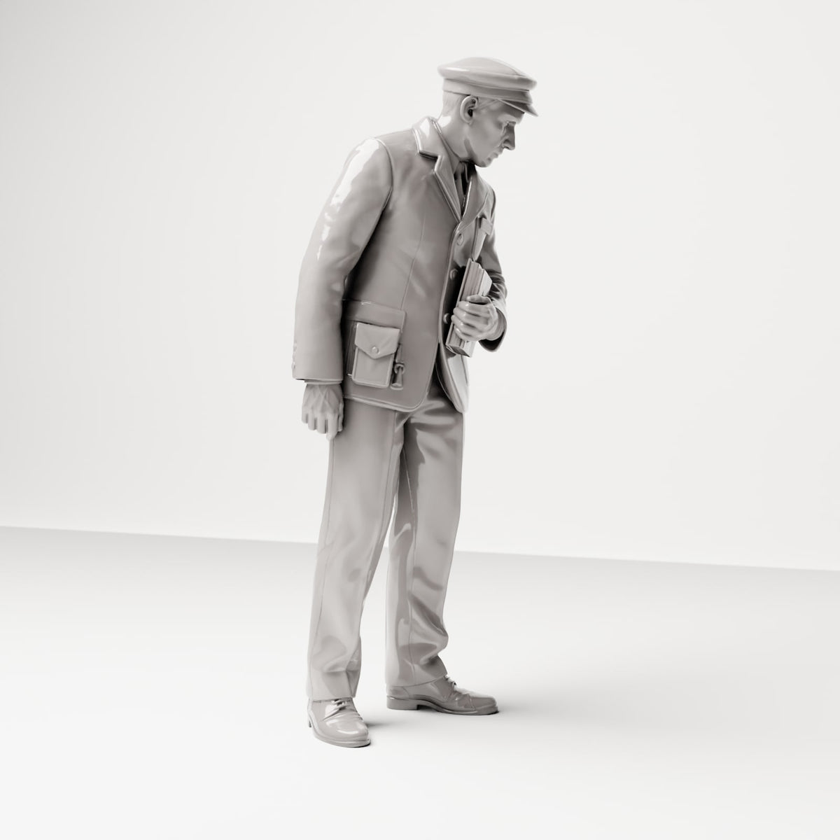 Diorama model-making product photo 4: Historical diorama figure: Ship steward with passenger list (sc16)