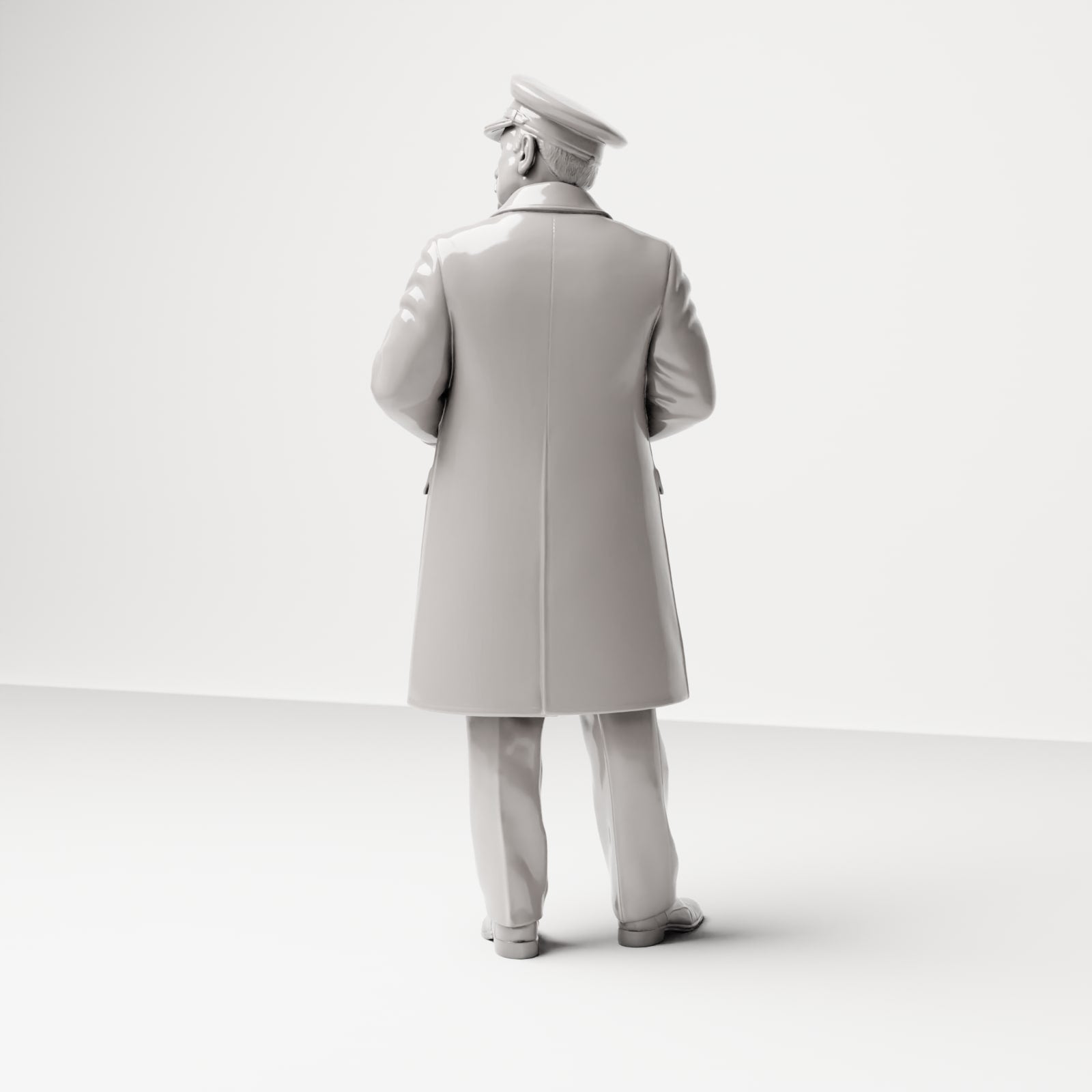 Produktfoto 2: Historische Diorama Figur: Schiffskapitän am Kai mit Fernglas (sc17)