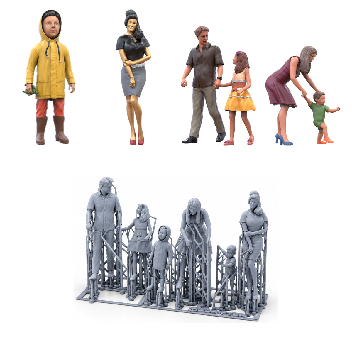 Product photo 0: Family Set: Father, Mother, Child