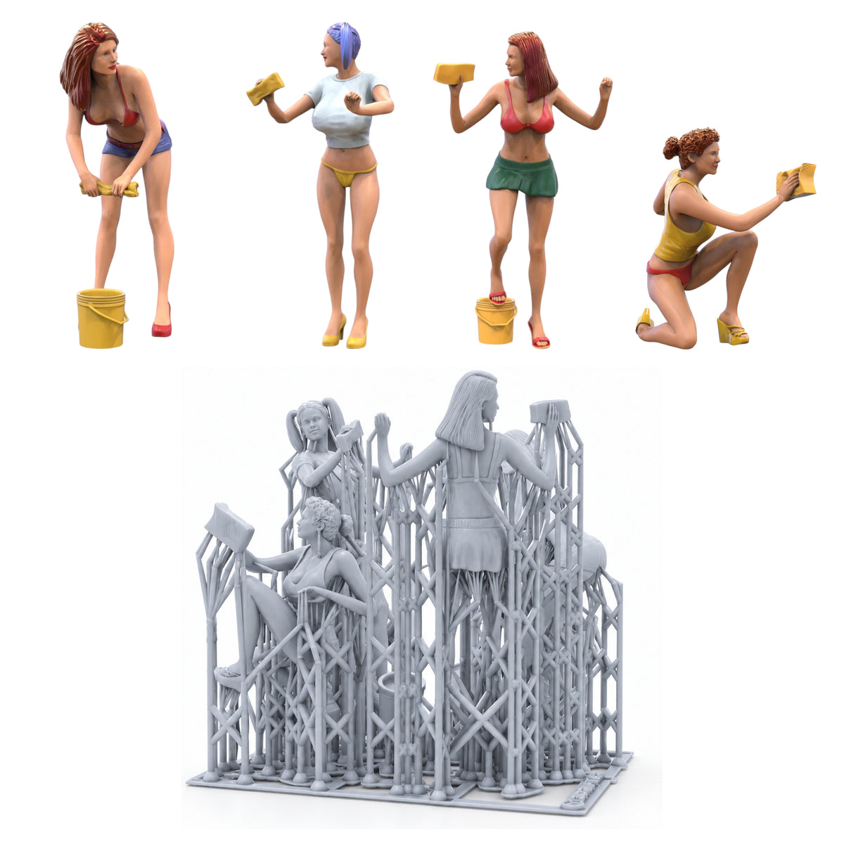 Product photo 0: Carwash Girls: Vehicle Wash Set