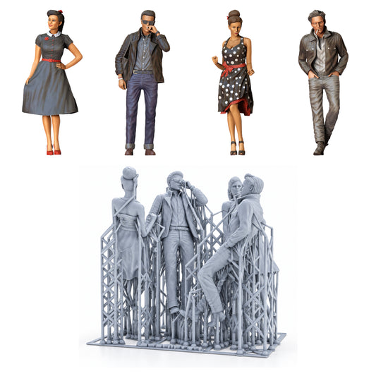 Product photo 0: Rockabilly Style: Rock n Roll Women and Men Set
