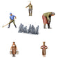 Diorama Model Building Product Photo 0: Farmers and Agricultural Workers - Agriculture Set