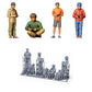 Diorama model building product photo 0: Playing children with remote-controlled cars - Play streets set
