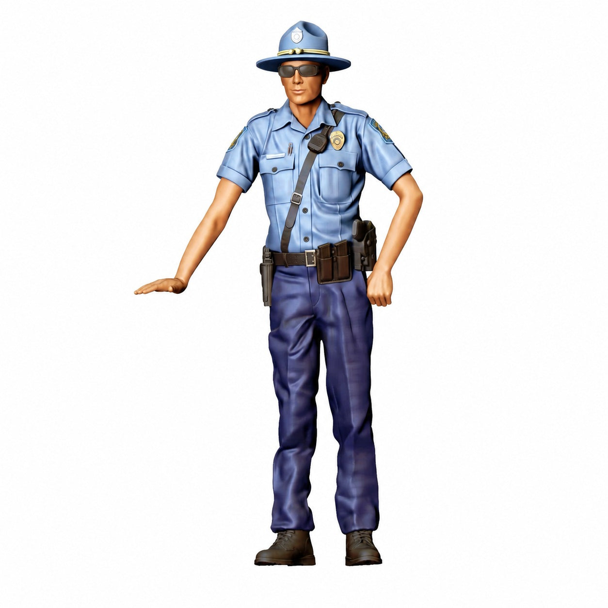 Diorama Figuren-Set: Polizeieinsatz mit festgenommener Person (Nr. S60) - Einzelfigur 502