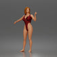 Diorama model making product photo 0: Standing female figure in a one-piece bodysuit with outstretched arms (a206)
