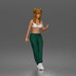 Diorama model-making product photo 0: Standing figure: woman in an off-the-shoulder swimsuit (a198)