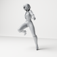 Diorama model making product photo 0: Diorama figure: Walking person with short jacket & tall boots (a159)