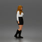 Diorama model-making product photo 1: Standing figure: woman with shirt blouse, miniskirt & knee-high boots (a197)