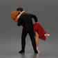 Diorama model-making product photo 2: Diorama figure: Kissing dancing couple in a dip, man in a suit & woman in a long dress (a193)