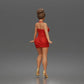 Diorama Modellbau Produktfoto 2: Stehende Figur: Frau im kurzen figurbetonten Kleid & High Heels (a177)