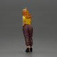 Diorama model-making product photo 3: Standing female figure with raised arm and hand on hip (a157)