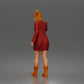 Diorama model-making product photo 2: Standing figure: Waving woman hailing a taxi with long-sleeved dress & boots (a204)