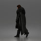 Diorama model-making product photo 3: Walking figure: warrior in heavy armor with a floor-length fur cloak (a207)