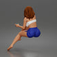 Diorama model making product photo 3: Kneeling figure: woman with strapless top & shorts (a186)