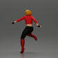 Diorama model-making product photo 3: Diorama figure: Walking person with short jacket & tall boots (a159)