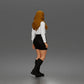 Diorama model-making product photo 3: Standing figure: woman with blouse, miniskirt & knee-high boots (a197)