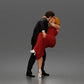 Diorama model-making product photo 3: Diorama figure: Kissing dancing couple in a backbend, man in a suit & woman in a long dress (a193)