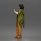 Diorama model-making product photo 4: Standing female figure with raised hand, flowing cape & platform shoes (a174)