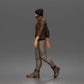 Diorama model-making product photo 5: Walking figure: bearded man with cap, jacket & boots (a188)