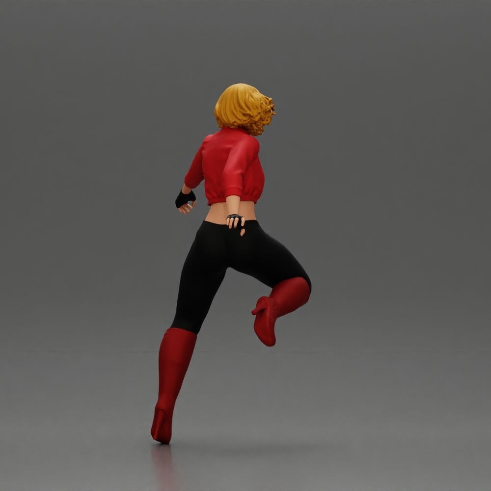 Diorama modelmaking product photo 6: Diorama figure: Walking person with short jacket & tall boots (a159)