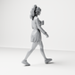 Diorama model-making product photo 7: Walking figure: athletic young woman with a drink cup in casual clothing (a213)
