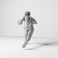 Diorama model-making product photo 8: diorama figure: basketball player running forward with ball & sportswear (a166)