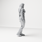 Diorama model-making product photo 8: Standing female figure with blouse, miniskirt & knee-high boots (a197)