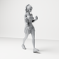 Diorama model-making product photo 8: Walking figure: female athlete/young woman with a drinks cup in casual clothing (a213)