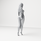 Diorama model making product photo 8: Standing female figure in a strapless swimsuit (a198)