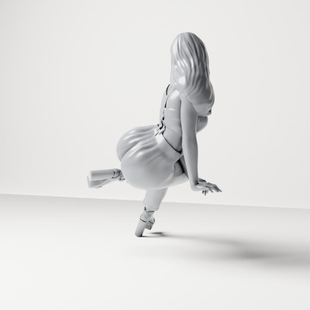 Diorama model-making product photo 9: Seated figure: woman with sunglasses, sleeveless top & heeled sandals (a162)