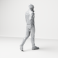Diorama model making product photo 8: Walking figure: Bearded man with cap, jacket & boots (a188)