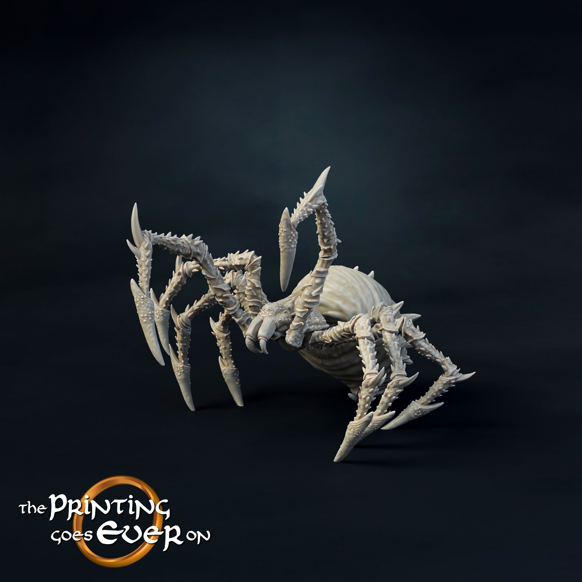 Product photo Tabletop 28mm The Printing Goes Ever On (TPGEO) 0: Spider Monster: Cave Spider Creatures
