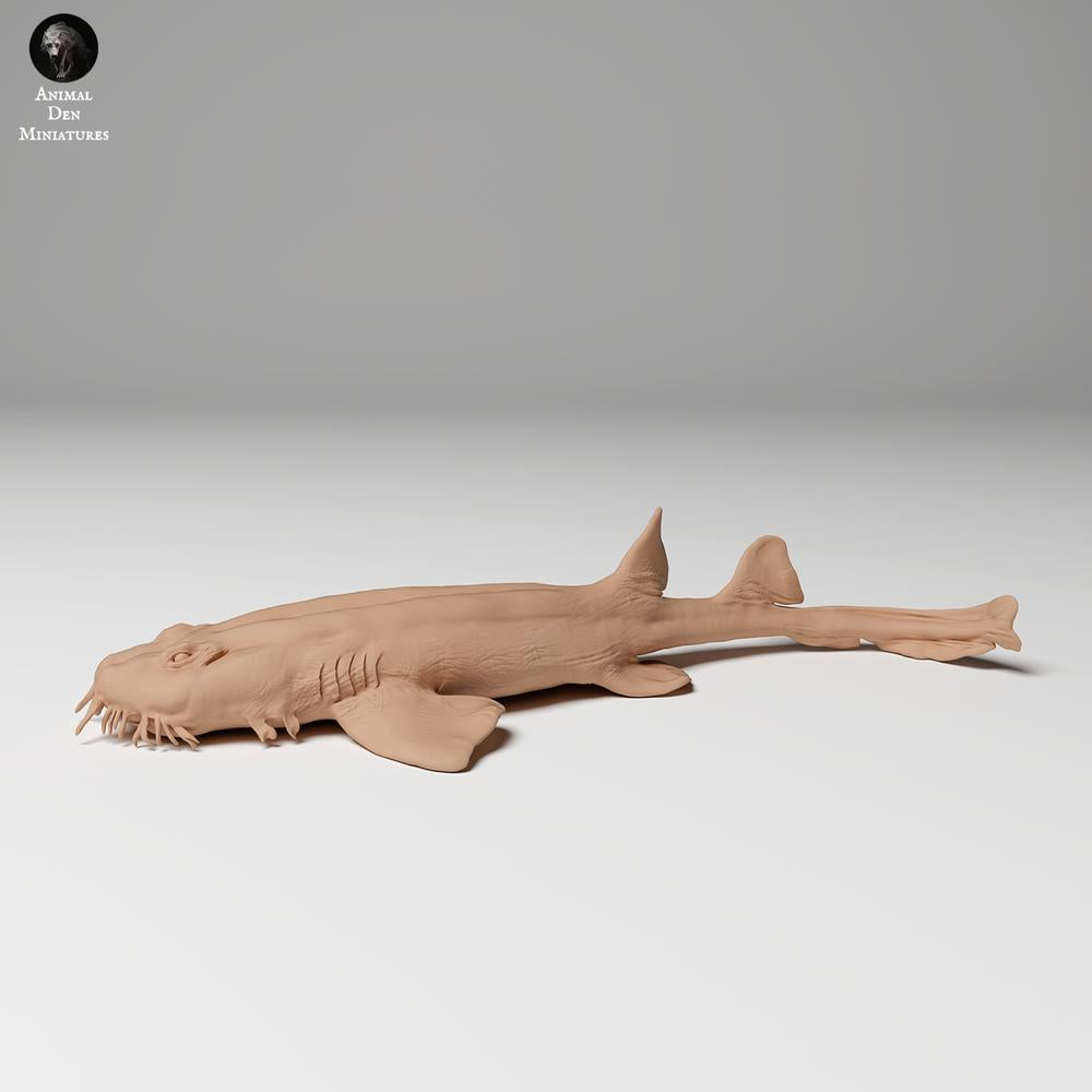Product photo animal figure Animal Den Miniatures 1: Marine animal figure: Spotted Wobbegong Shark (24_06_04)