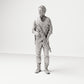Stehende Figur: Mann mit Gewehr und Schultergurt (Ref. Nr. 495) - vollständige Studioansicht 2