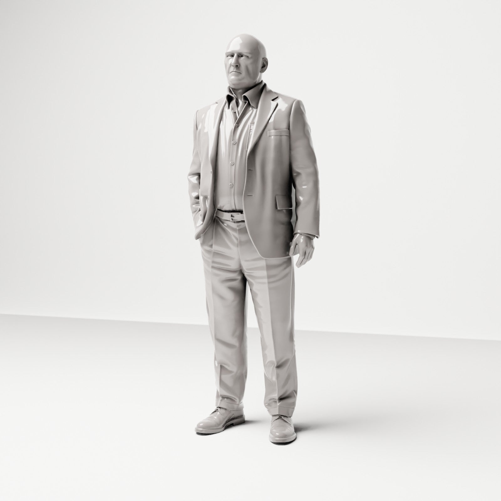 Standing figure: businessman in suit (Ref. No. 508) - full studio view 2