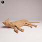 Product photo Tabletop 28mm Lord of the Print (LotP) 2: Wildlife animal figure: Tasmanian Tiger - lying down (26_04_07)