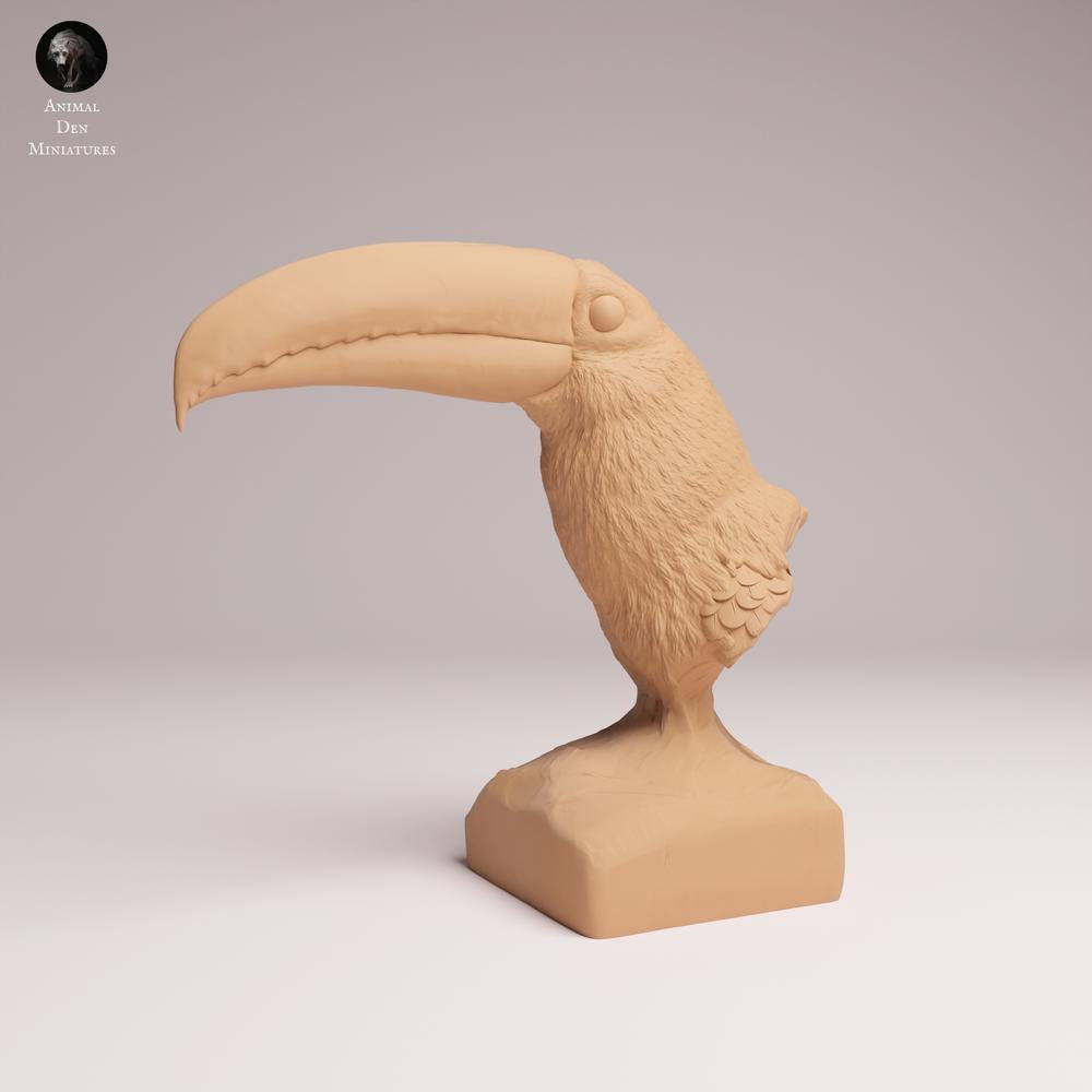 Product photo Tabletop 28mm Lord of the Print (LotP) 0: Bird Animal Figure: Toko Toucan - Bust