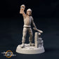 Product photo Tabletop 28mm The Printing Goes Ever On (TPGEO) 0: Medieval townsfolk and tavern guests: Innkeeper, guard, hunter, farmer, maid, guest, traveler