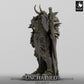 Product photo Tabletop 28mm Lord of the Print (LotP) 0: Tabletop miniature: Dark Paladin, cursed warlord, hell knight with two-handed morning star (24_05_F2)
