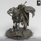 Product photo Tabletop 28mm Lord of the Print (LotP) 0: Tabletop miniature: Dark Paladin on Horse, Death Knight, Chaos Cavalryman, Rider Leader (24_05_O)