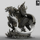 Product photo Tabletop 28mm Lord of the Print (LotP) 0: Tabletop miniature: Undead Warlord, Death Knight on Demonic Steed - Dark Rider, Wyrm Rider, Bone King (24_05_V)