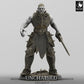 Product photo Tabletop 28mm Lord of the Print (LotP) 0: Tabletop miniature: Unleashed Commander, Warlord with Gladius, heavily armored elite warrior (24_05_F5)
