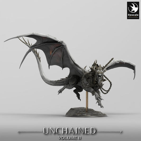 Produktfoto Tabletop 28mm Lord of the Print (LotP) 0: Tabletop Miniatur: Fliegender Kriegdrache - War Dragon, Sturmdrache, Ketten-Drache, dämonische Drachenbestie (24_05_J2)