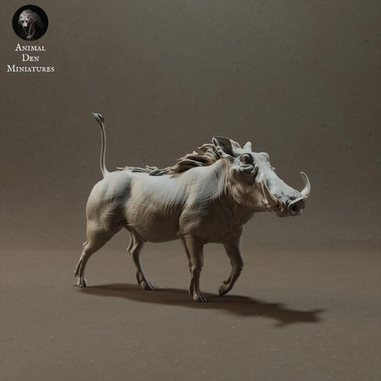 Product photo animal figure Animal Den Miniatures 0: Wild animal figure: Warthog (23_03_09)